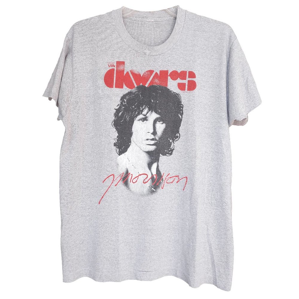 Vintage 80 The Doors Gray Band Tee